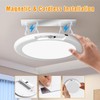 Rechargeable Motion Sensor Ceiling Light, No Wiring Closet Light Battery