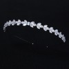 Teyglen Fashion Zircon Rhinestone Headband Thin Crystal Rhinestone Hair Hoop