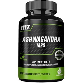 Ashwagandha 125 mg per tablet, 120 tablets, supports mental clarity and relaxation, 2 month supply, dietary supplement from MZ-Store