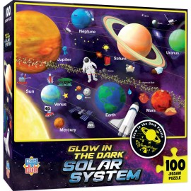 MasterPieces - Glow in the Dark - Solar System 100 Piece Jigsaw Puzzle