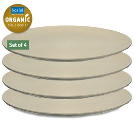 Club Plate L Flat Plates Set of 4 Natural Desert Sand