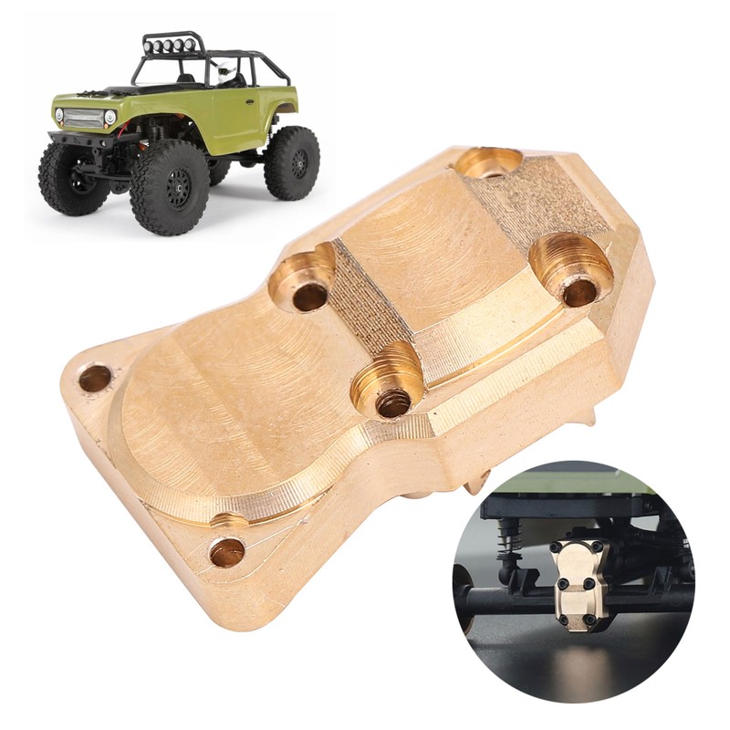 Brass Counterweight Diff Cover set for Axial SCX24 90081 for