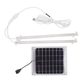 Solar Plant Lamp, Solar Plant Grow Light LED Plant Grow Light Strip for Balcony Greenhouse Herbs Vegetables Flowers (20w)