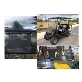 Valchoose Professional UTV Windshield Wiper Kit, 16” Blade Fit Curved and Flat Windshield Manual Windshield Wiper, Compatible with Polaris Ranger RZR Can Am Kawasaki Honda Pioneer Golf Cart (Set of 2)