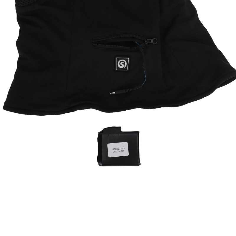 Winter Heated Ski Balaclava Windproof Heated Hat Warm Neck Full