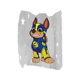Everyone Could Learn and Understand Cute Action Hero Cartoon Dog Watercolor Design Wall Art Sticker Designs Vinyl Stickers for Home House Walls Rooms Windows Bedroom Decoration Size (12x12 inch)