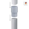 INEFA Downpipe Connector, PVC DN75 / 75 mm, Grey, Drain