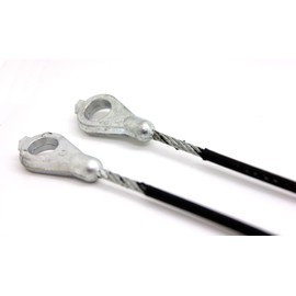 LATCHWELL Set of Tailgate Cables Pair Compatible with Jeep CJ CJ-7 CJ-8 CJ7 CJ8 1976 1977 1978 1979 1980 1981 1982 1983 1984 1985 1986