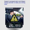 Car Wireless Headup Display Solar GPS Digital Speedometer with LCD