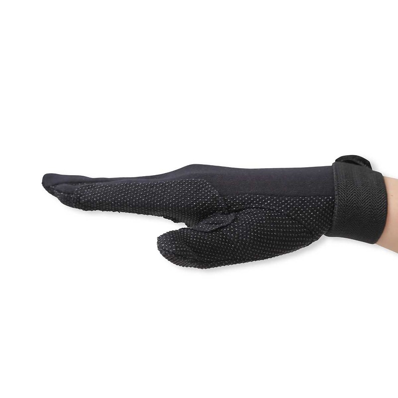 JODHPURS Cotton Gloves Black Adult L