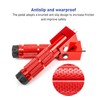 2Pcs Motorcycle Foldable Foot Pegs M8 Antislip Aluminium Alloy Universal