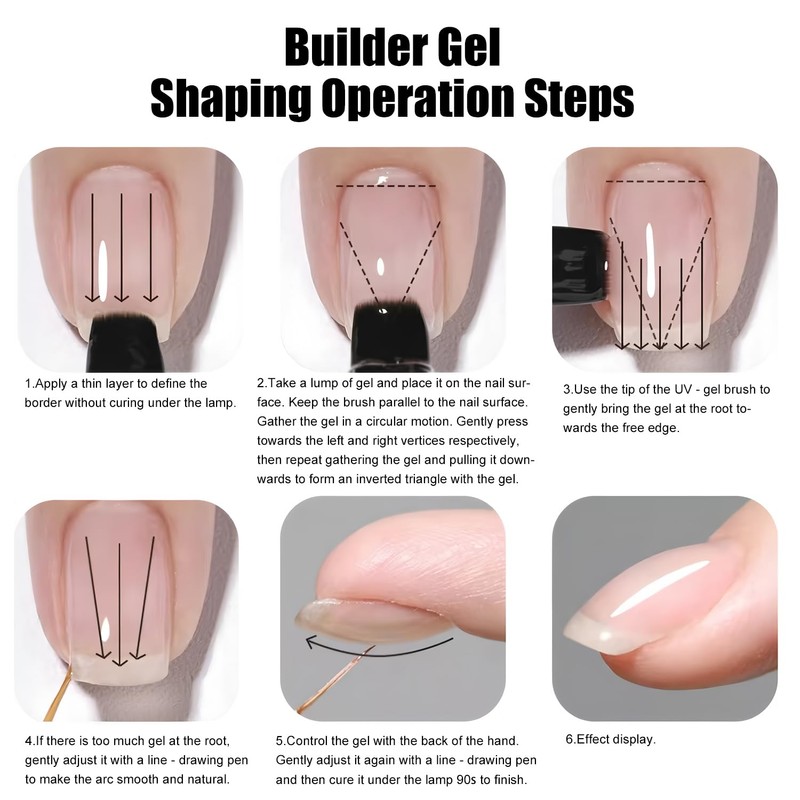 Vishine Builder UV Gel 16ml 8 in 1 Pastel Pink