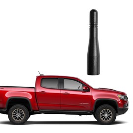 Truck Short Radio Antenna Mast Fit for 2015-2025 Chevy Colorado and 2015-2025 GMC Canyon | Roof Black 3 inches Antenna | for 2015-2025 Colorado Canyon Truck Radio Antenna Replacement Accessories