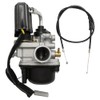 Hoypeyfiy 17.5mm Carburetor Replacement for Piaggio 50cc Motorcycle Replacement for