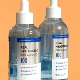 Wellage Real Hyaluronic Blue 100 Ampoule 100ml Double Plan x3SET (AD) / 웰라쥬 리얼 히알루로닉 블루 100 앰플 100ml 더블기획 x3SET (AD)
