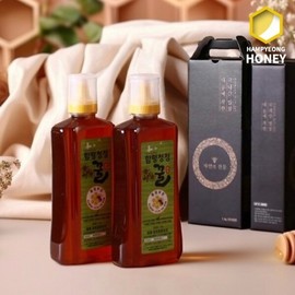 Hampyeong butterfly honey pure natural honey miscellaneous honey 1kg + 1kg gift set natural honey report enclosed / 함평나비꿀 순수 천연꿀 잡화꿀 1kg + 1kg 선물세트  천연벌꿀 성적서 동봉
