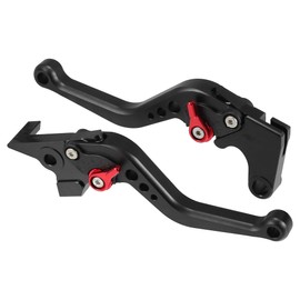 X AUTOHAUX 1 Pair Motorcycle Brake Clutch Levers CNC for Yamaha FZ6 Fazer Black