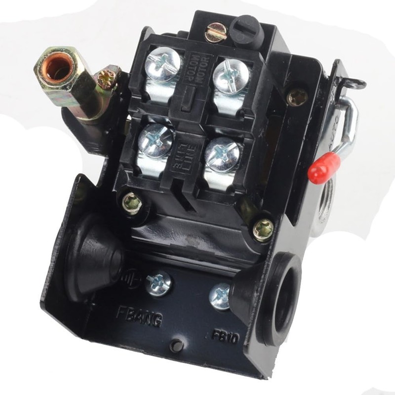 Xsdjasd Air Compressor Pressure Switch Air Compressor Switch 90-120PSI 4