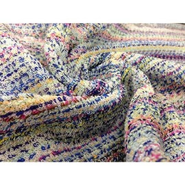 Imabari Residual Thread Colorful Striped Face Towels, Set of 5, Imabari Towels