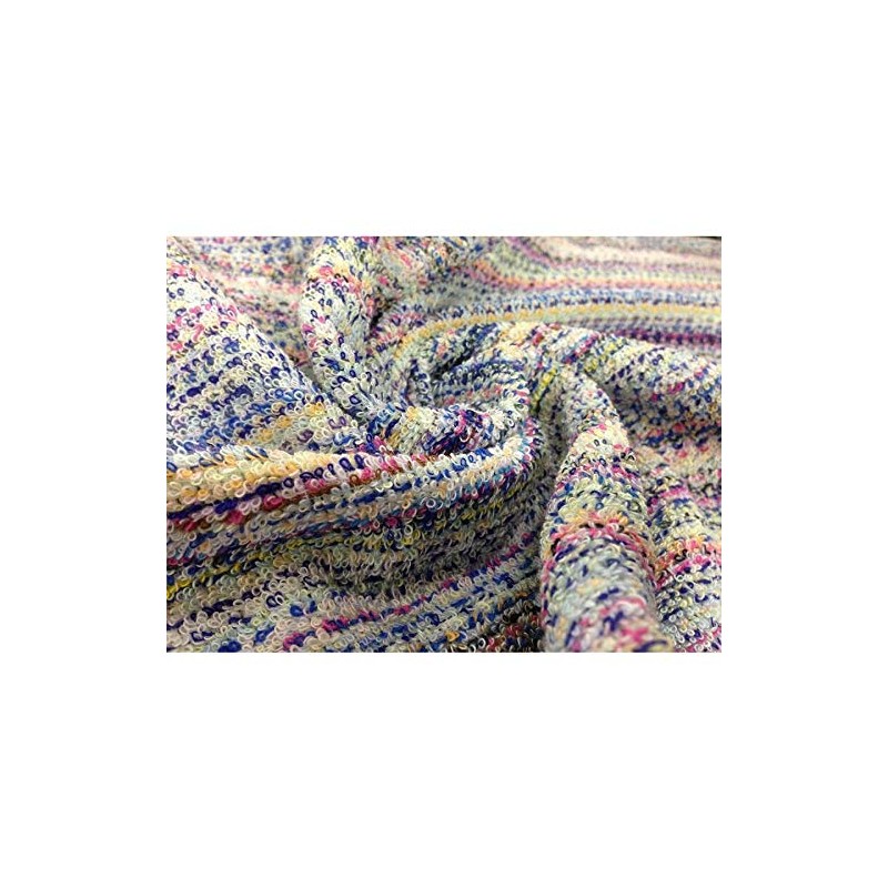 Imabari Residual Thread Colorful Striped Face Towels, Set of 5,