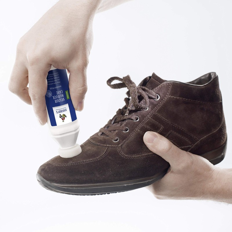 Shoeboy's Middle Brown Velour Nubuck Care Polishes