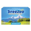 Breezeo Fabric Softener Dryer Sheets, Mountain Fresh, 200 Count