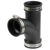 Flexible Tee Coupling with Stainless Steel Clamps (2")