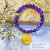 SODLYUE Dog Mom Gifts for Women, Amethyst Dog Mom Bracelets,