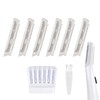 6 Pack Replacement Heads for Finishing Touch Flawless Dermaplane Glo