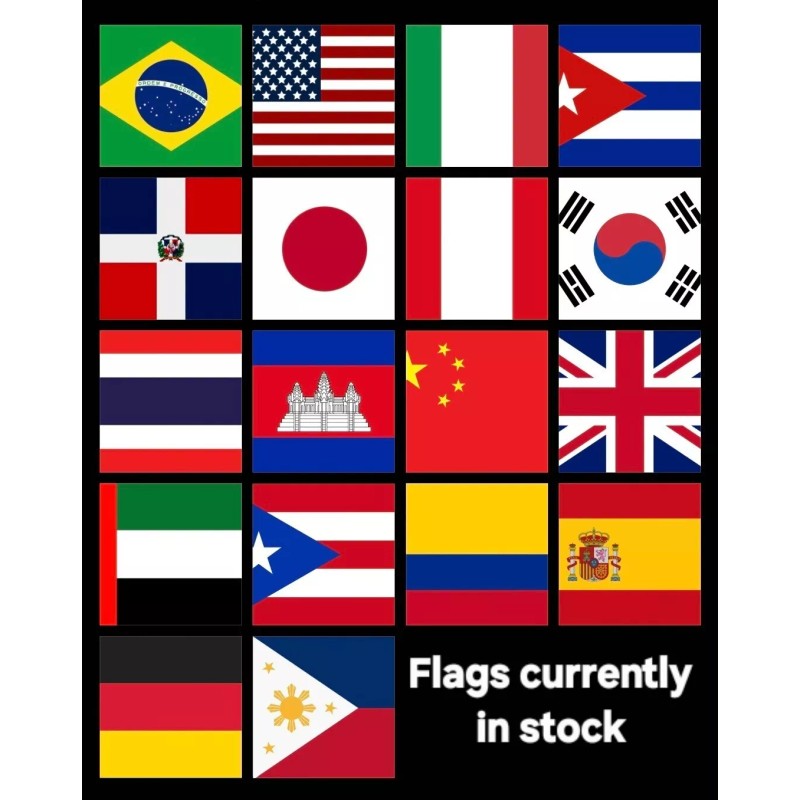 Unbranded 2"x 3" World Flag Patch- Easy iron on (heat
