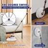Spin Mop and Bucket with Wringer Set, Mop Bucket System
