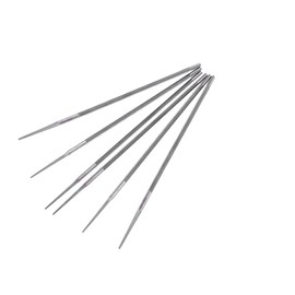 6Pcs 7/32"Chainsaw File,Round Chainsaw Chain Sharpening File,Chain Saw Hand Files for Chainsaw Types,Chainsaw Chain Sharpening Tools,Manual Chainsaw Sharpener,Double Cut Chainsaw Blade Files(Silvery)