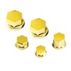 Motorcycle Bolt , 30Pcs Motorcycle Motorbike Screw Nut Bolt Cover