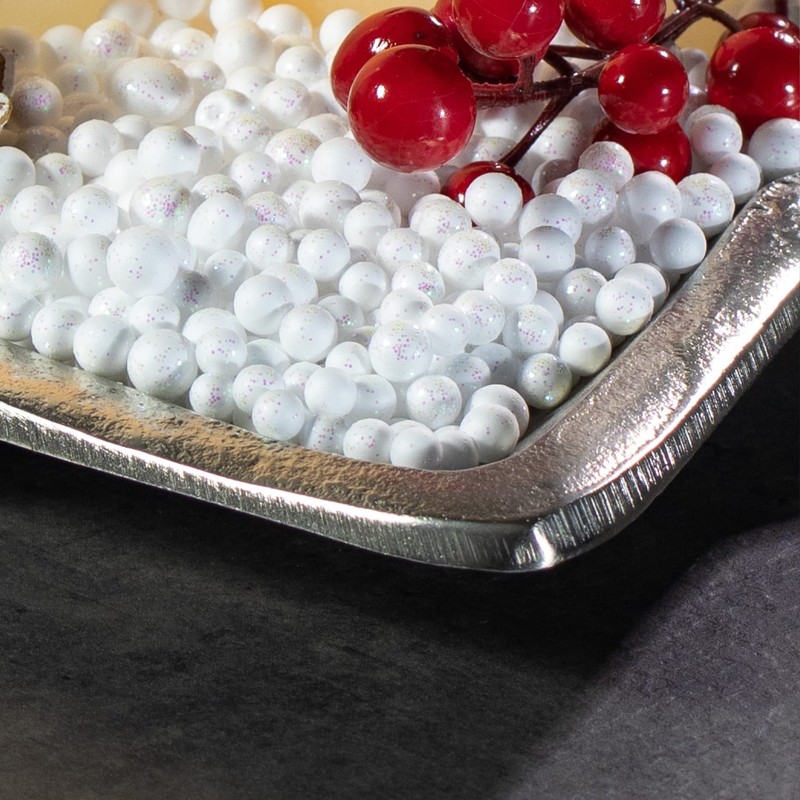 com-four® Christmas Decoration - Beautiful Artificial Snow for Christmas -