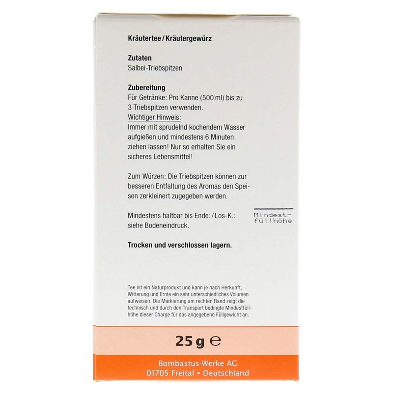 Sage shoot tips tea hand harvest