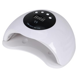 UV LED Nail Lamp, 54W 72W Quick-Dry Nail Polish Dryer with 4 Timer Options, Perfect for DIY Nail Art and Gel Nails (T5 72W LED UV Nail Lamp)