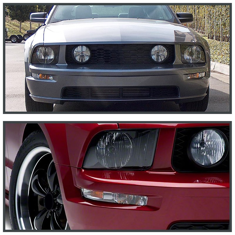 Spec-D Tuning Chrome Housing Clear Lens Bumper Lights Compatible with