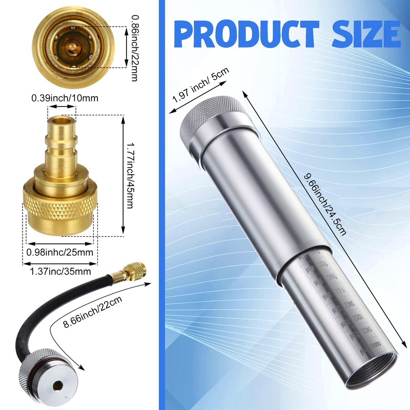 A/c Leak Detector Kit, UV Oil Dye Injector Kit with