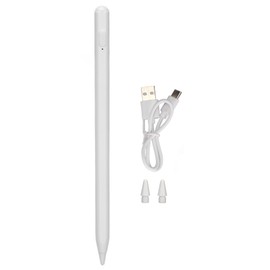 Active Stylus Multifunctional Universal Active Capacitive Stylus with 2 Replacement Pen Tips for IOS Tablet