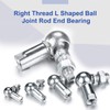 Atoplee 2 Pcs CS10 L Shape Ball Bearing Joint Bearing