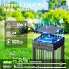 Solar Pathway Lights Outdoor, 8 Pack Upgraded Solar Lights Outdoor