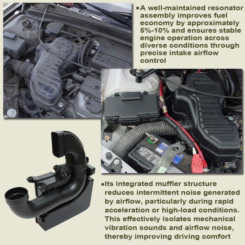 Priprilod Engine Air Intake Resonator Assembly Compatible With Hyundai Accent