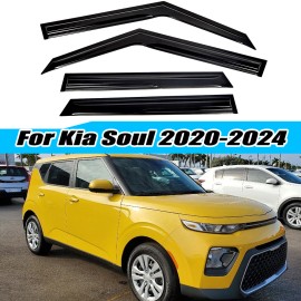MTD For Kia Soul 2020-2025 21 22 Wind Deflector Rain Guard Sun Shade Weather Shield