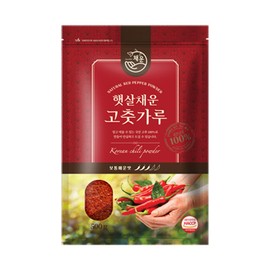 HELLO KFOOD Korean Premium Red Chili Pepper Flakes 1.1Lb 500g - Very Spicy Coarse Cheongyang Gochugaru for Kimchi, Seasoning 100% 한국산 청양 고춧가루, 굵은 입자