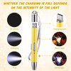 Chuangdi Chuangdi 2 Pieces Diamond Painting Pen with Light Drill