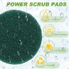 YELARXI Power Scrub Pads, Scrubbing Pads 180 Grits Scouring Discs