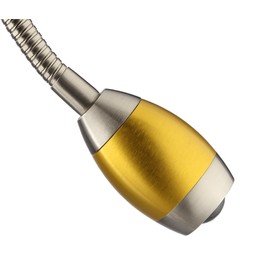 daylight24 402071-39 FOCUS Adjustable Beam LED Floor Lamp, Aluminum, Gold