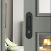 HOCONNIE Pocket Door Handle with Key Sliding Door Lock Keyed