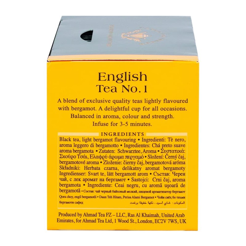 Ahmad Tea English Tea No. 1 Black Tea (20 Teabags)