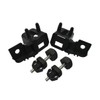 4PCS Hood Bumper Stopper Bracket Left Right Set For Ford